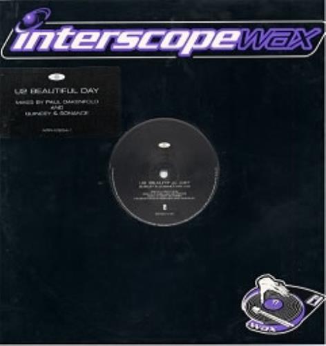 U2 Beautiful Day 12" vinyl single (12 inch record / Maxi-single) US U-212BE177202