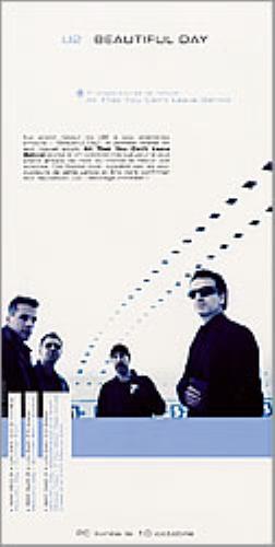 U2 Beautiful Day handbill French U-2HBBE199267