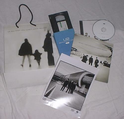 U2 Beautiful Day media press kit UK U-2KIBE211756