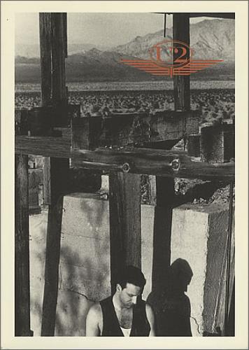 U2 Bono Postcards handbill UK U-2HBBO368979