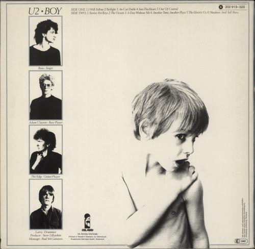 U2 Boy + Inner vinyl LP album (LP record) German U-2LPBO347351