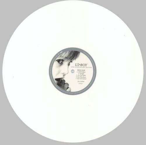 U2 Boy - 40th Anniversary Edition - White Vinyl - EX vinyl LP album (LP record) UK U-2LPBO826208