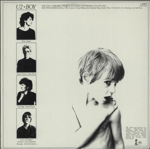 U2 Boy vinyl LP album (LP record) Australian U-2LPBO114402