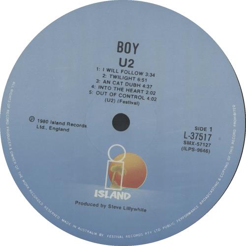 U2 Boy vinyl LP album (LP record) Australian U-2LPBO114402