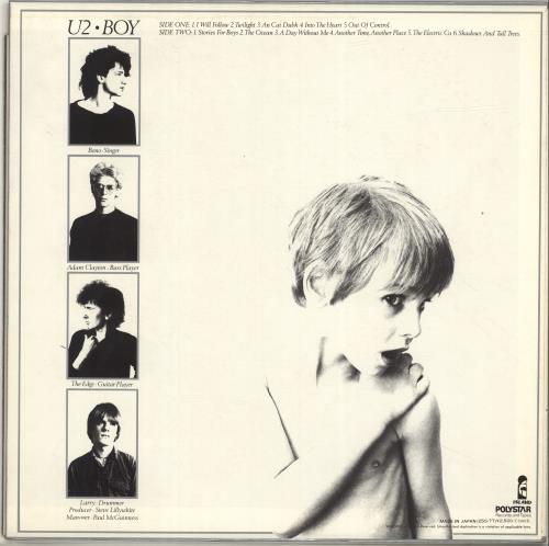 U2 Boy vinyl LP album (LP record) Japanese U-2LPBO161295
