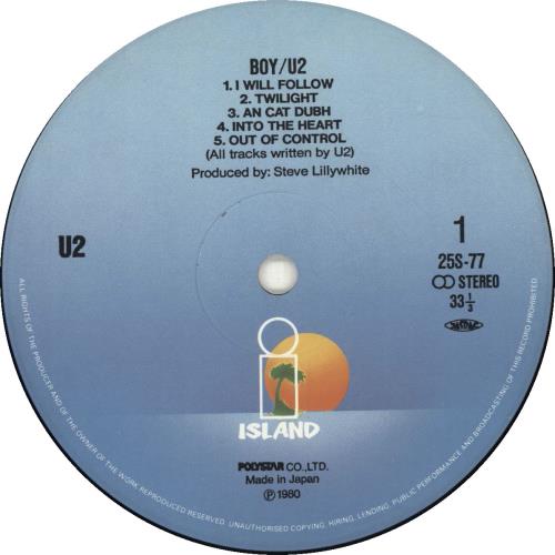 U2 Boy vinyl LP album (LP record) Japanese U-2LPBO161295