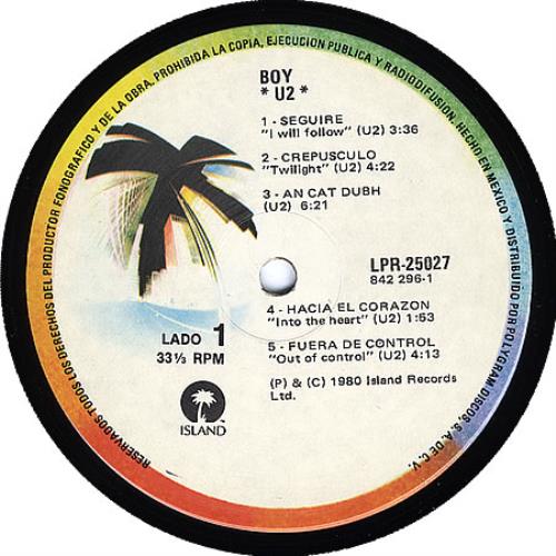 U2 Boy vinyl LP album (LP record) Mexican U-2LPBO169918