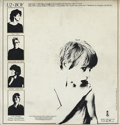 U2 Boy vinyl LP album (LP record) Venezuelan U-2LPBO308043