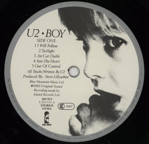 U2 Boy vinyl LP album (LP record) German U-2LPBO758105