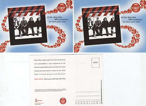 U2 Claro memorabilia Brazilian U-2MMCL337729