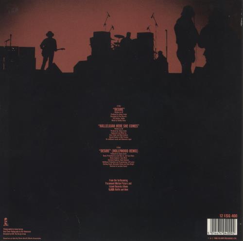 U2 Desire - EX 12" vinyl single (12 inch record / Maxi-single) UK U-212DE545324
