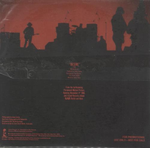 U2 Desire CD single (CD5 / 5") US U-2C5DE504757