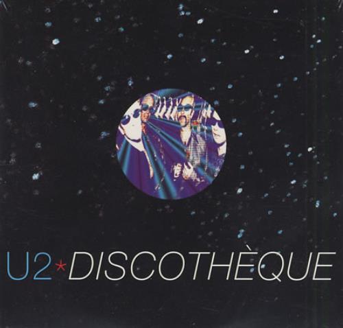 U2 Discotheque - Flat Card picture sleeve CD single (CD5 / 5") US U-2C5DI81437