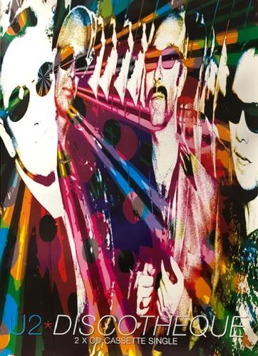 U2 Discotheque poster UK U-2PODI243650