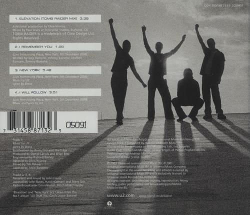 U2 Elevation - European Tour Edition CD single (CD5 / 5") UK U-2C5EL199710