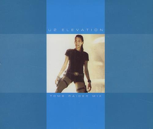 U2 Elevation - Lara Croft Tomb Raider Sleeve CD single (CD5 / 5") UK U-2C5EL201870