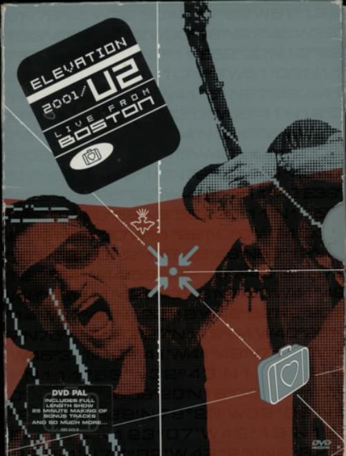 U2 Elevation 2001: Live From Boston DVD UK U-2DDEL546044