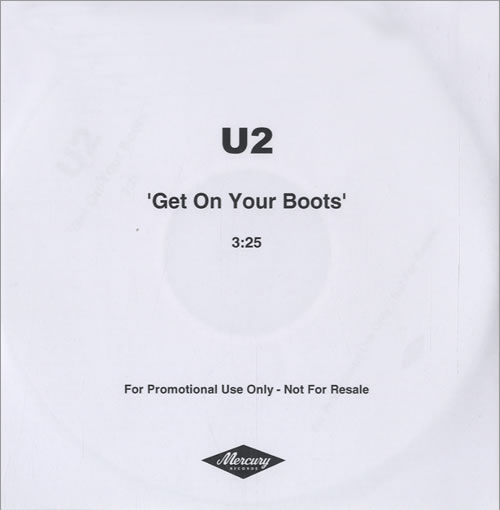 U2 Get On Your Boots CD-R acetate UK U-2CRGE473017