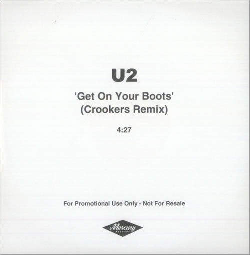 U2 Get On Your Boots CD-R acetate UK U-2CRGE526317