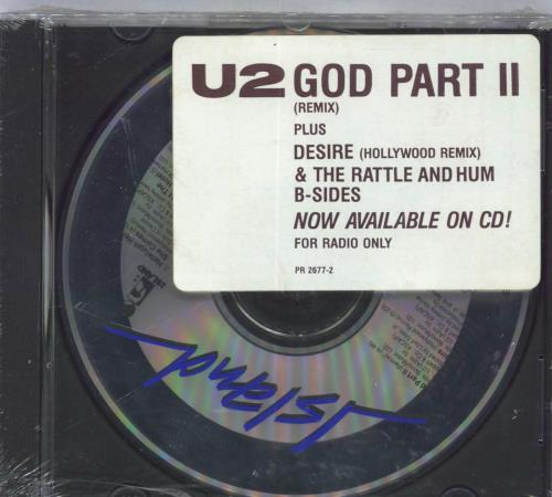 U2 God Part II - Sealed CD single (CD5 / 5") US U-2C5GO118170