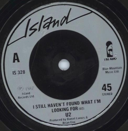 U2 I Still Haven't Found - inj 7" vinyl single (7 inch record / 45) UK U-207IS809771