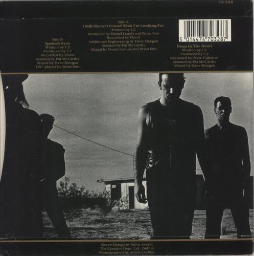 U2 I Still Haven't Found What I'm Looking For - EX 7" vinyl single (7 inch record / 45) UK U-207IS759583