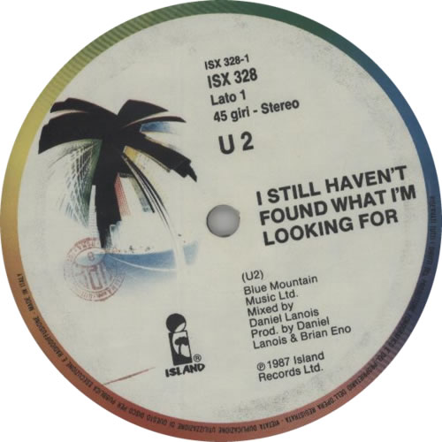 U2 I Still Haven T Found What I M Looking For Italian 12 Vinyl Single 12 Inch Record Maxi Single