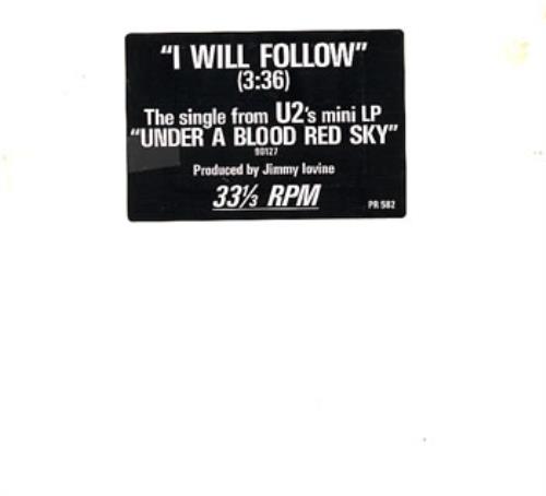 U2 I Will Follow - Sleeve Not Mint 12" vinyl single (12 inch record / Maxi-single) US U-212IW312665