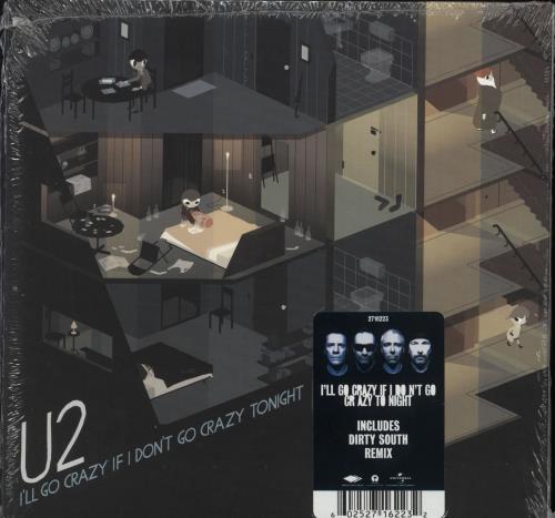 U2 I'll Go Crazy If I Don't Go Crazy Tonight 7" vinyl single (7 inch record / 45) UK U-207IL708194