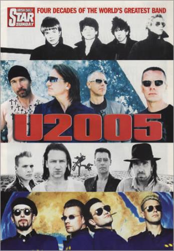 U2 Irish Daily Star Sunday - June 2005 magazine Irish U-2MAIR382039