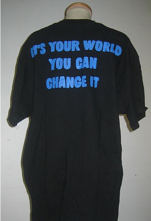 U2 It's Your World You Can Change It t-shirt UK U-2TSIT337490
