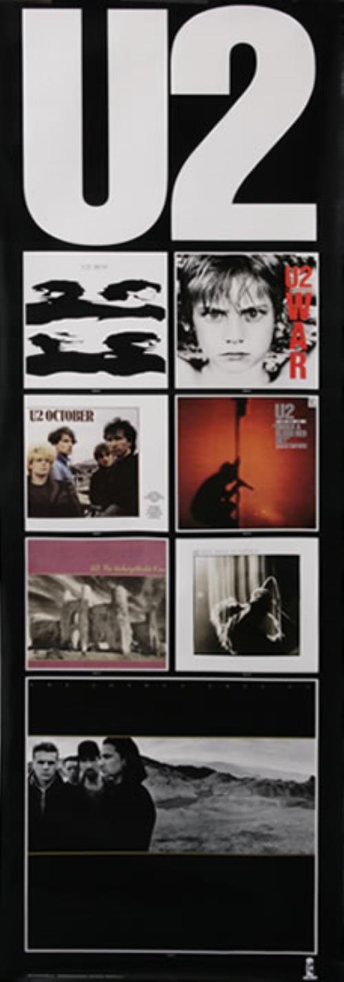 U2 Joshua Tree & Back Catalogue US Promo poster (541831)