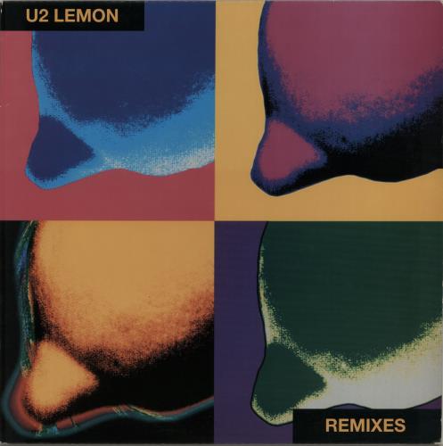 U2 Lemon - Yellow Vinyl 12" vinyl single (12 inch record / Maxi-single) US U-212LE47831