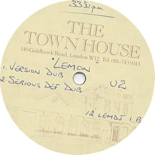 U2 Lemon 12" vinyl single (12 inch record / Maxi-single) UK U-212LE230245