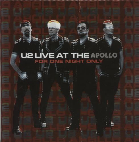 U2 Live At The Apollo For One Night Only + Postcards - EX 2 CD album set (Double CD) UK U-22CLI878918