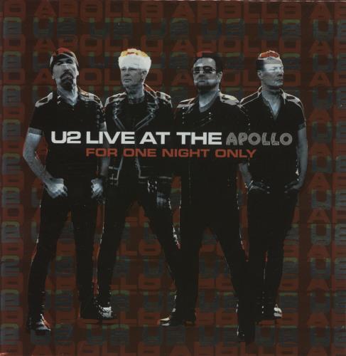U2 Live At The Apollo For One Night Only + Postcards 2 CD album set (Double CD) UK U-22CLI865443