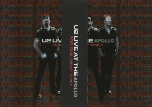 U2 Live At The Apollo For One Night Only + Postcards 2 CD album set (Double CD) UK U-22CLI865443