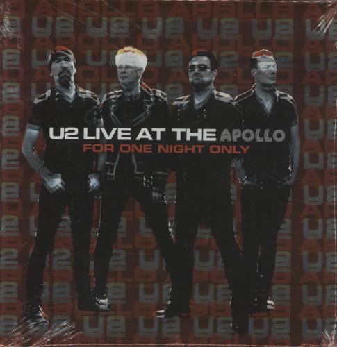U2 Live At The Apollo For One Night Only - Sealed + Face Mask 2 CD album set (Double CD) UK U-22CLI874331