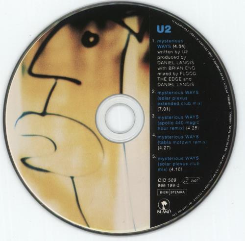U2 Mysterious Ways - Digipak CD single (CD5 / 5") UK U-2C5MY11931