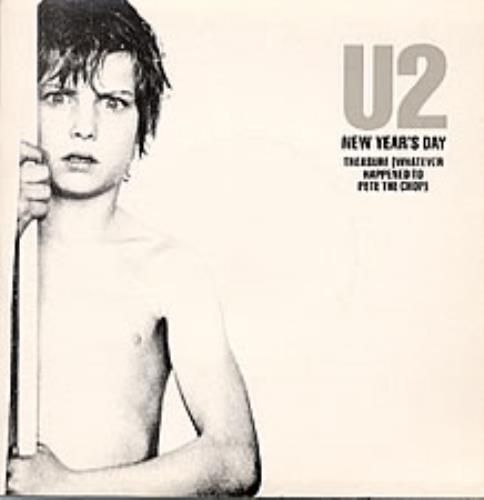 U2 New Year's Day - Orange CBS 7" vinyl single (7 inch record / 45) Irish U-207NE53297
