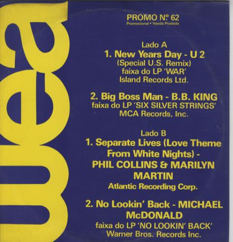 U2 New Years Day - Special U.S. Remix 12" vinyl single (12 inch record / Maxi-single) Brazilian U-212NE343347