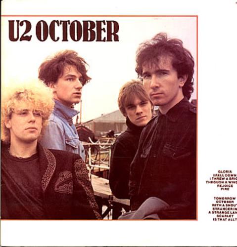 U2 October vinyl LP album (LP record) Brazilian U-2LPOC286313