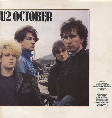 U2 October vinyl LP album (LP record) Italian U-2LPOC341077
