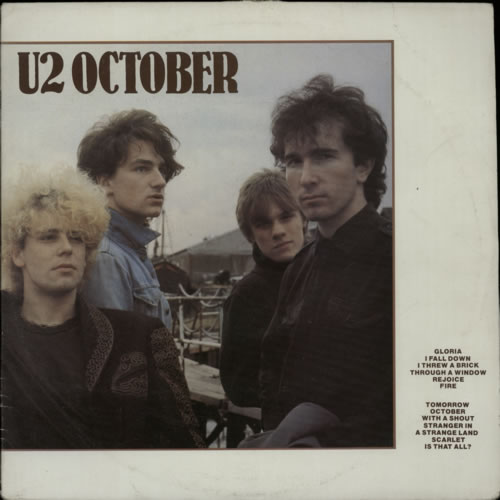 U2 October vinyl LP album (LP record) South African U-2LPOC602606