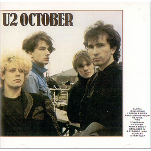 U2 October CD album (CDLP) Japanese U-2CDOC80056