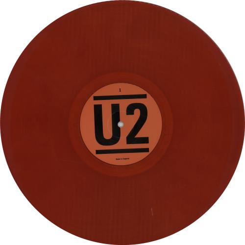 U2 Outside It's America - Red Vinyl vinyl LP album (LP record) UK U-2LPOU07296