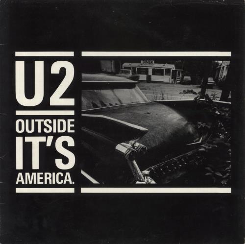 U2 Outside It's America picture disc LP (vinyl picture disc album) UK U-2PDOU640689