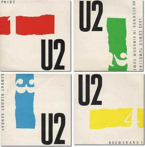 U2 Pac 3 - No PVC wallet 7" vinyl single (7 inch record / 45) Irish U-207PA204225
