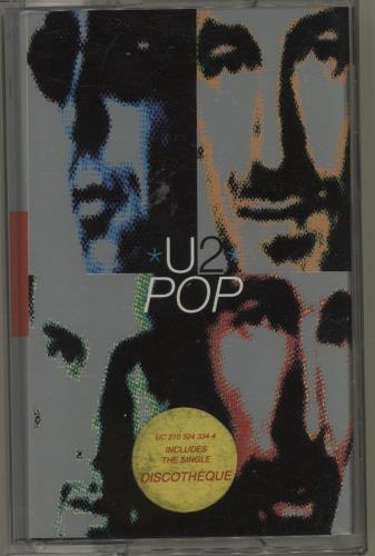 U2 Pop & Zooropa Cassette Albums cassette album UK U-2CLPO682689
