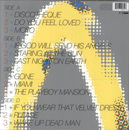 U2 Pop - 180gm Orange Vinyl 2-LP vinyl record set (Double LP Album) UK U-22LPO844160